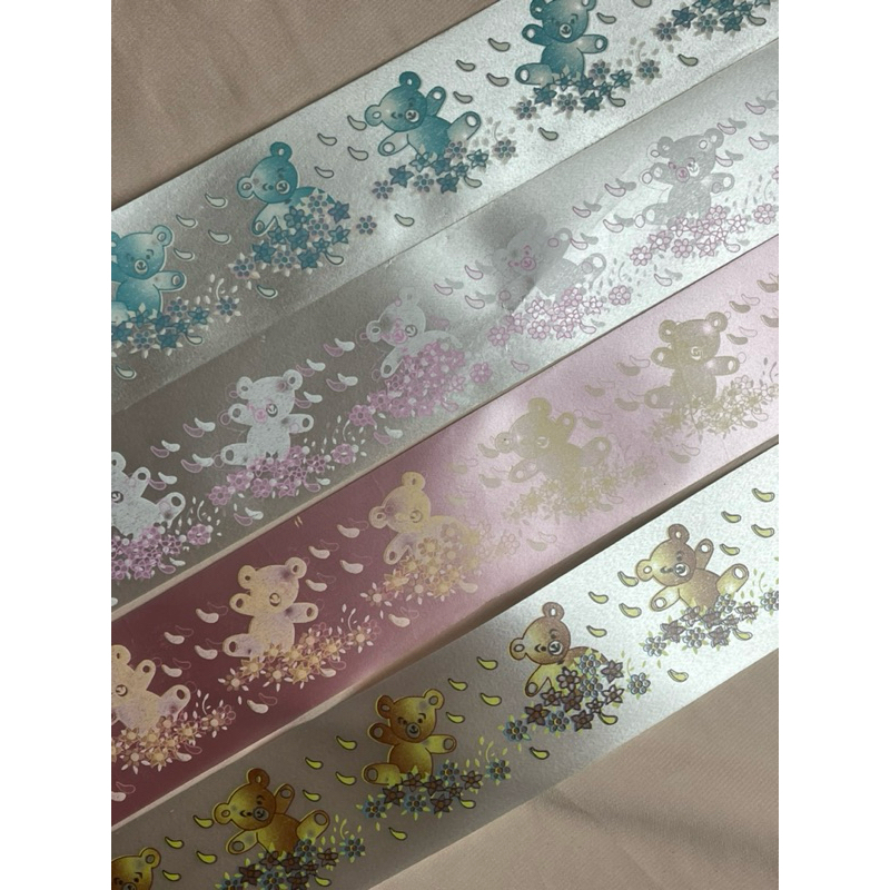 

[SALE] PITA KERTAS MOTIF BERUANG PER 5 METER