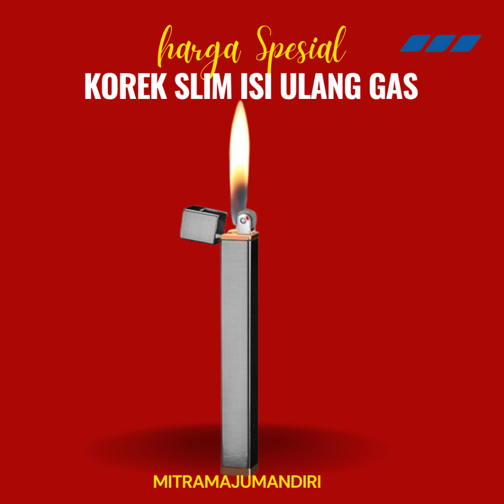 Korek  Gas Slim Korek Api Gas / Korek Api Model Clasic Simple