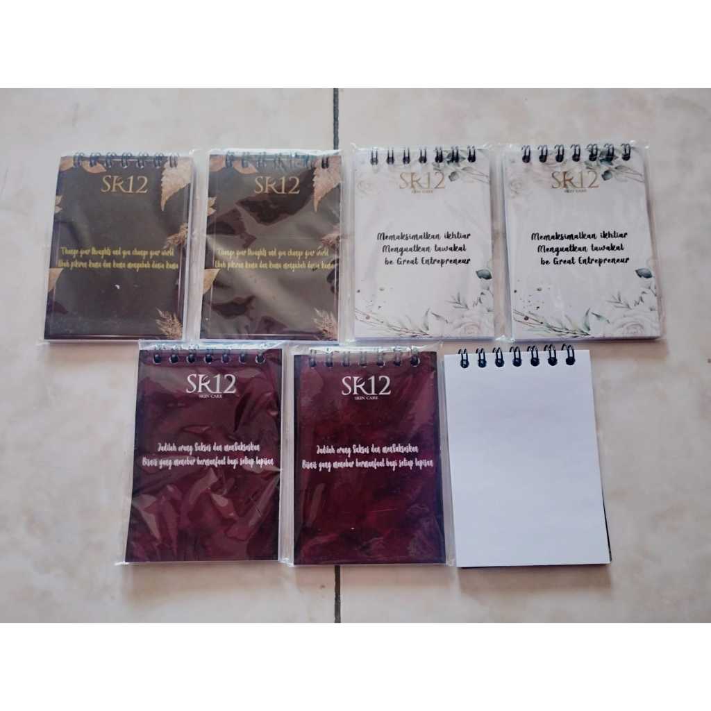 

Note Book Mini / Souvenir / Buku Catatan Kecil / Souvenir SR12 / Buku Diary / Notebook motif random