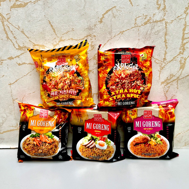 

Best Wok Mie Goreng Instan BestWok All Variant