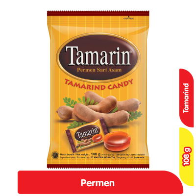 

PERMEN TAMARIN 135 GR ISI 50 BUTIR/ PERMEN SARI ASAM/ TAMARIND CANDY/ PERMEN ASAM/ PERMEN DARI BUAH ASAM JAWA