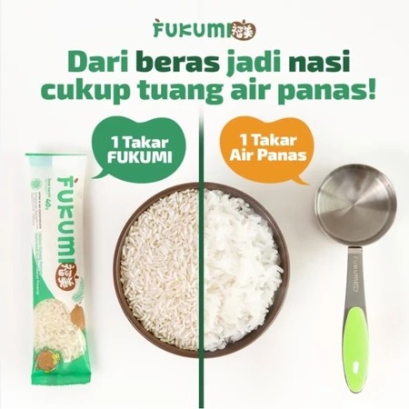 

HG [PROMO 4.4] FUKUMI Beras Porang 1Kg Pouch - 280g Box Isi 7 Sachet @40gr Shirataki Konjac Rice