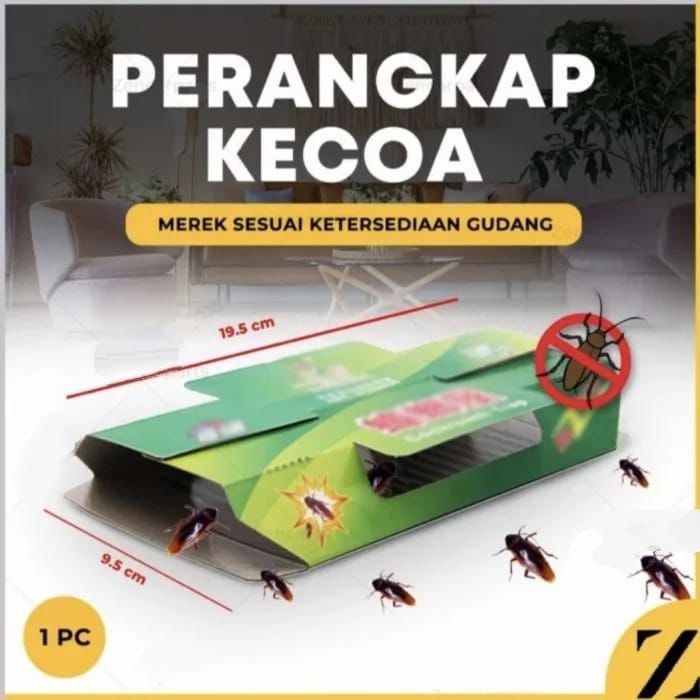 JE.ID Lem Kecoak Super Lengket Hoy Hoy Perangkap Kecoa Cicak Lem Kecoak Bentuk Rumah Kertas Kecil Ob