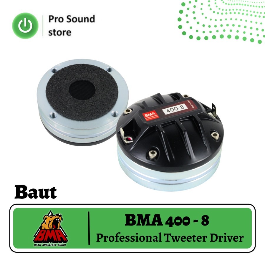 BMA Tweeter Driver Neodynium D 400-8 neo coil 44.4mm tweter bma BAUT 1 SET isi 2