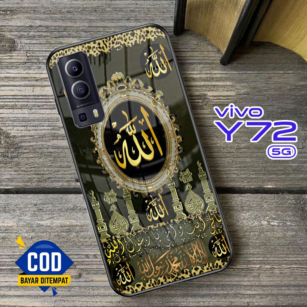 Softcase Kaca VIVO Y72 (5G) - Case Handphone VIVO Y72 (5G) [T58].