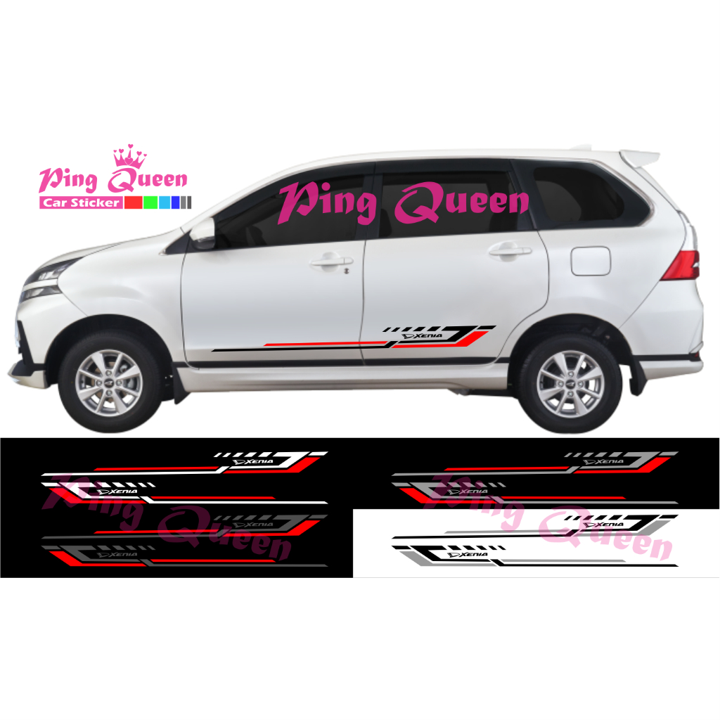 STICKER MOBIL DAIHATSU XENIA STICKER STRIPING VARIASI MOBIL XENIA