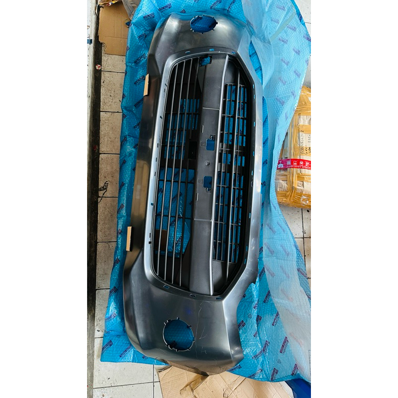 bemper depan ayla yg ada foglamp 2016  ke bawah ori