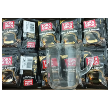 

Torabika roast & ground 3 renteng FREE GELAS - torabika cofe bubuk tanpa gula 6,5 gr isi 10 sachet