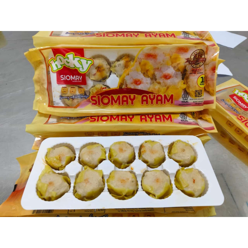 

Siomay Ayam Hocky Isi 10 Pcs Kemasan 180 gr