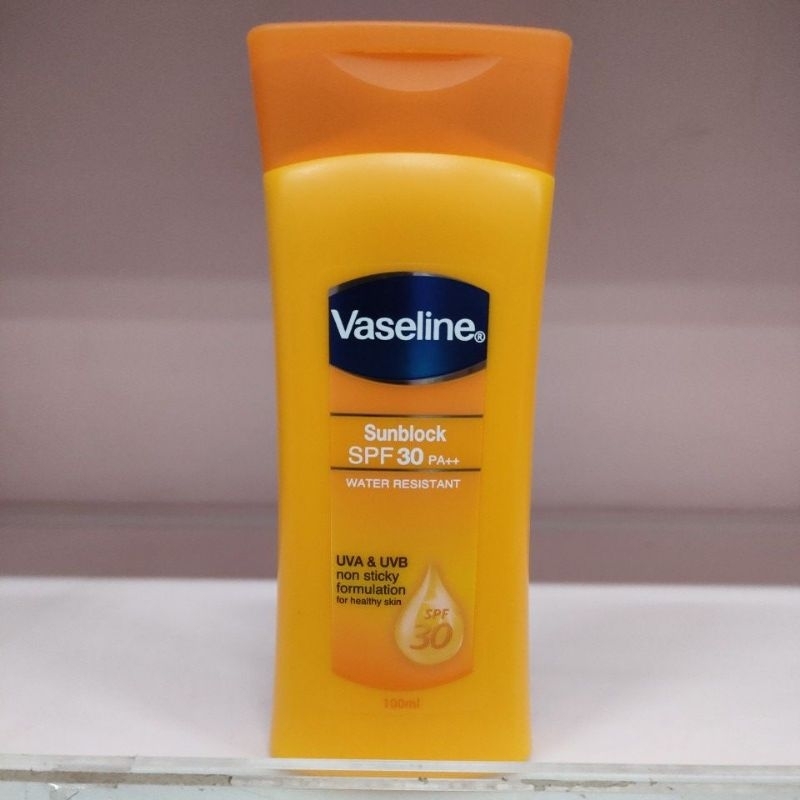 Vaseline sunblock spf30