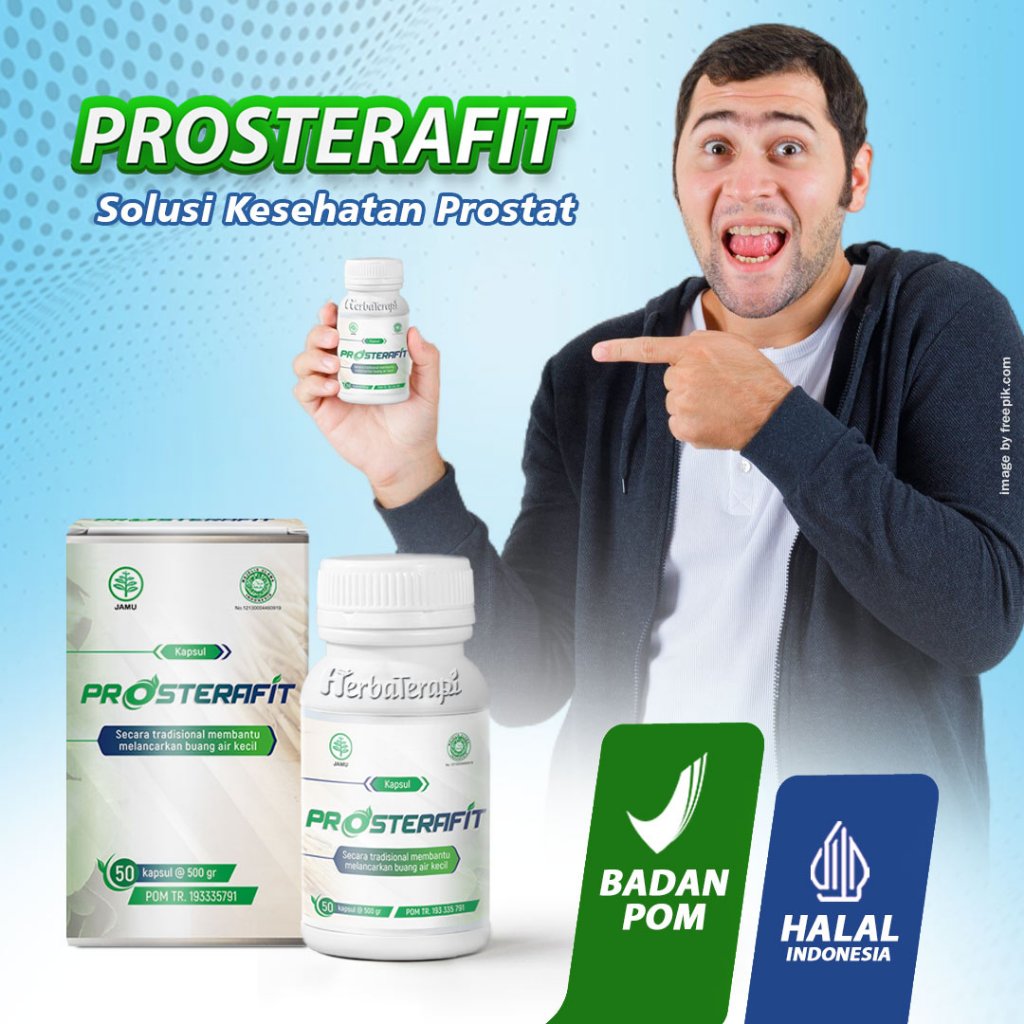 PROSTERAFIT – Obat Prostat | Pelancar Buang Air Kecil kencing tidak tuntas tersendat aliran lemah