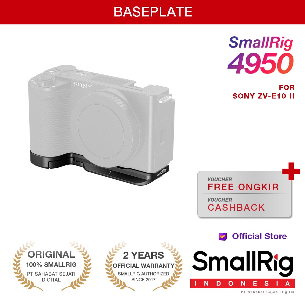 SmallRig Baseplate for Sony ZV-E10 II 4950
