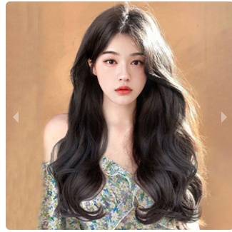 Free Shipping  Rambut Wig Wanita Model Curly  Wig Wanita Panjang Curly