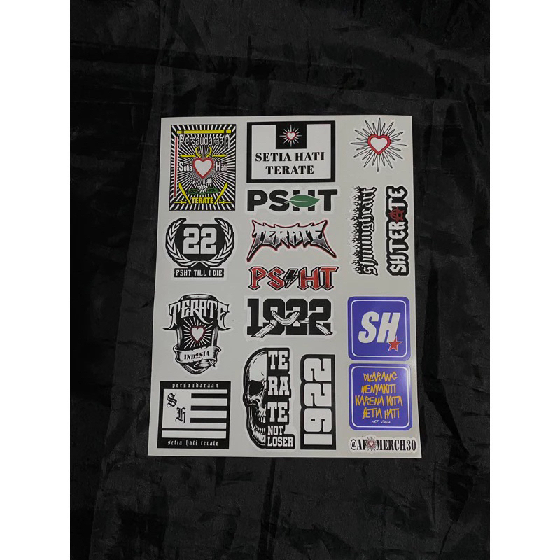 

Stiker PSHT Pola Cutting Premium isi 16 pcs