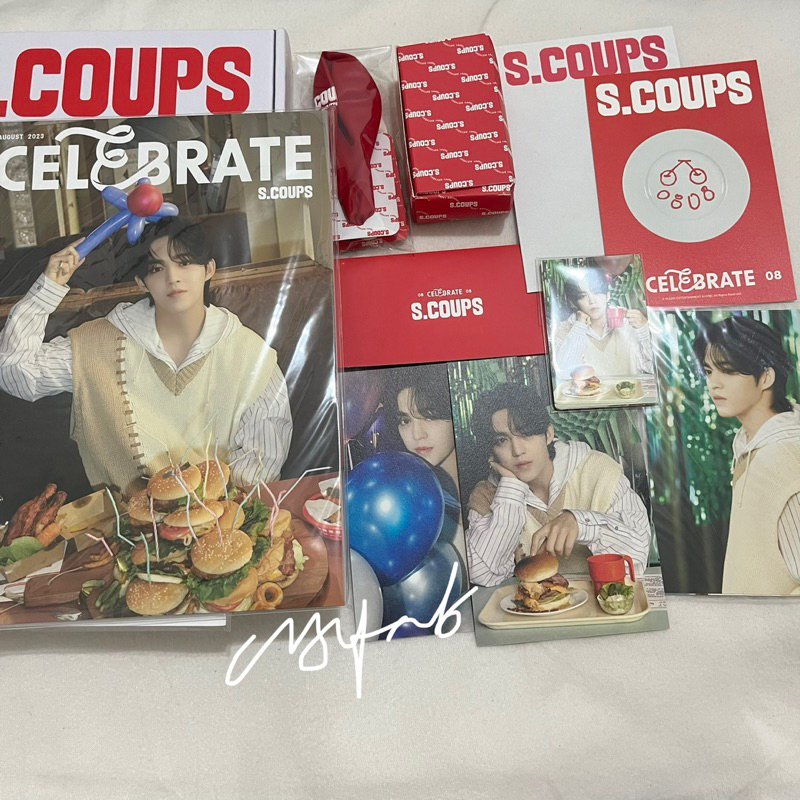 [FULLSET] Scoups Seungcheol Birthday Box Ver.2 Ver.3 V2 V3 Seventeen Photocard PC