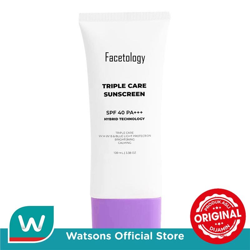 Facetology Triple Care Sunscreen SPF 40 PA+++ 100ml