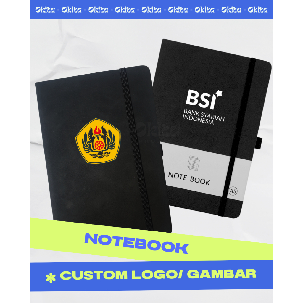 

Notebook A5 Custom Logo Tulisan Nama Gambar Sendiri Buku catatan aesthetic Buku tulis agenda Bullet Book journal Diary planner multicolor Scrapbook jurnal