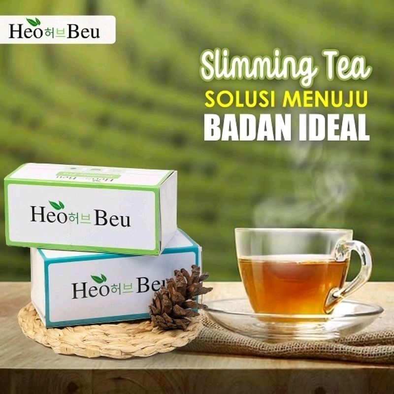 

1 Paket Heo Beu Tea 2 Box Day & Night Pelangsing Badan Penurun Berat Badan Terbaik Teh Diet Slimming Tea Heo Beu Korea