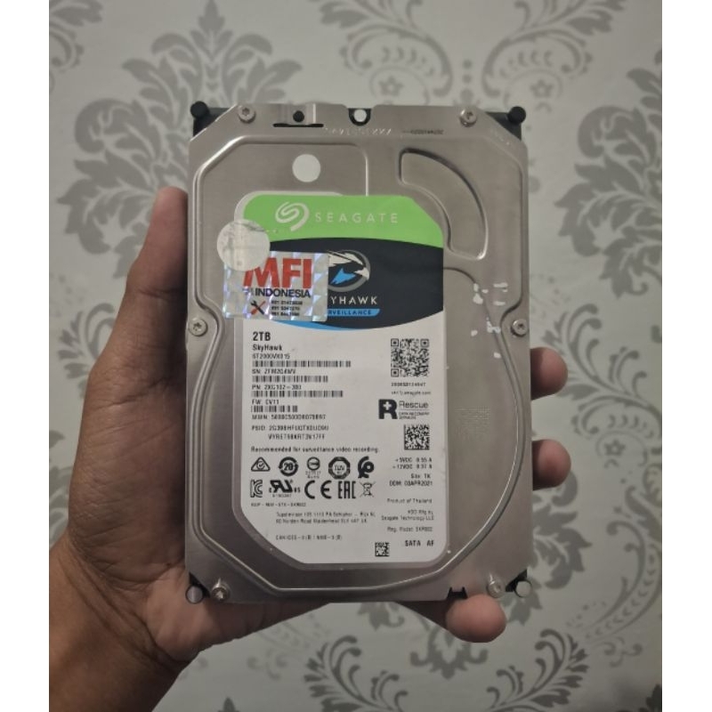 hardisk pc seagate 2tb bekas normal