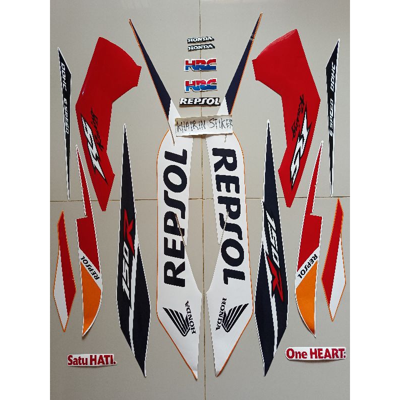 striping stiker rs Sonic Repsol