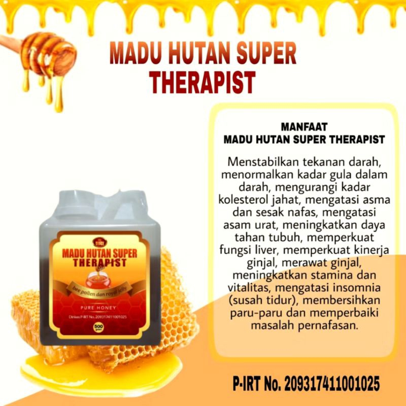 

MADU HUTAN SUPER 500gr (Meningkatkan Stamina & Daya Tahan Tubuh)