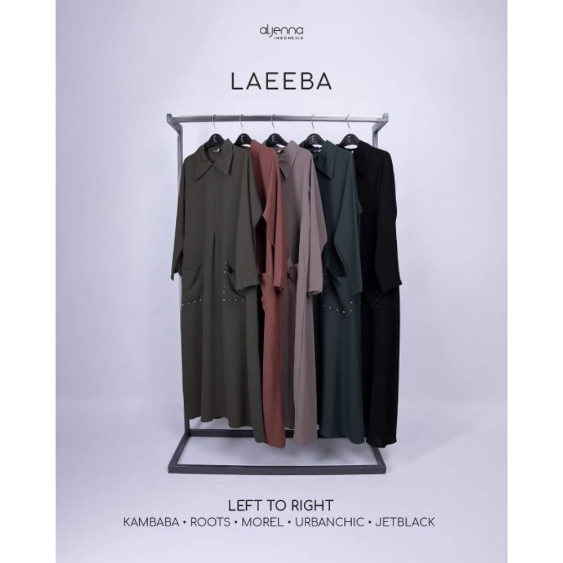 Aljenna September 2024 Laeeba Jetblack Premium/Laeeba Morel M L/Laeeba Roots M/FK Long Triangle/Sail