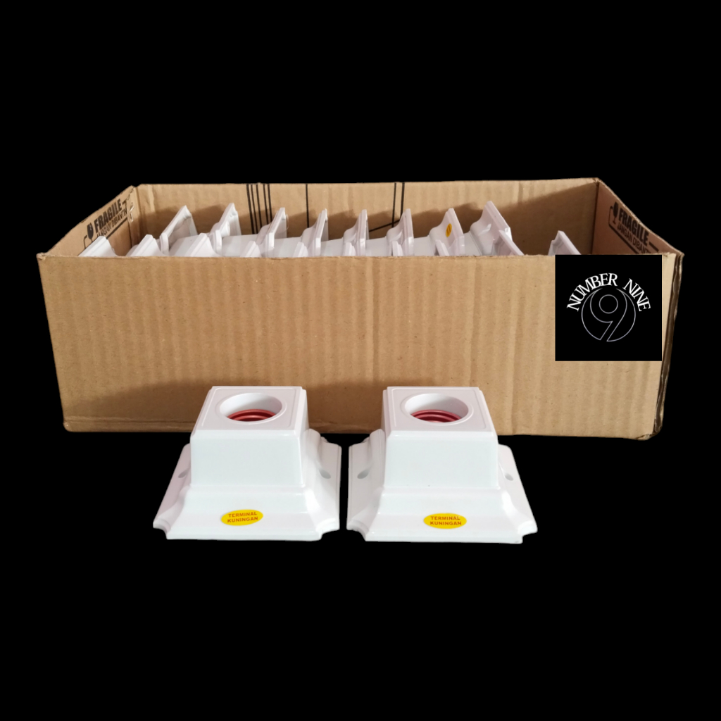(Paket Isi 20) Fitting Lampu Plafon Segi4, Segi8, Oval
