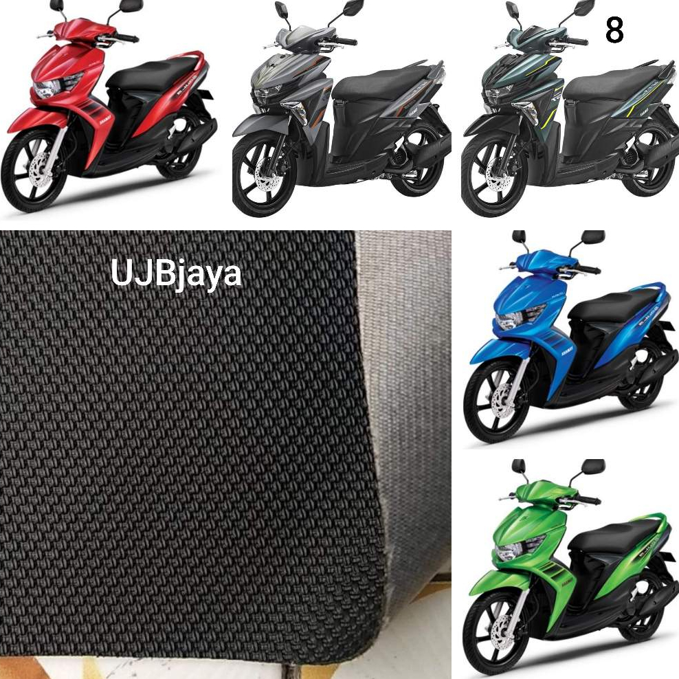 Kulit Jok Motor  Mio Soul GT 115 / Mio Soul GT 125 Standar / Bahan Ori Sarung Jok Motor  Mio Soul GT