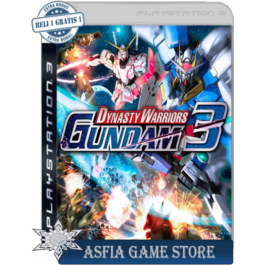 Dynasty Warriors Gundam 3 DVD Kaset Game PS3 PKG CFW HEN MULTIMAN