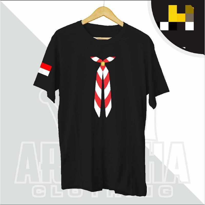 KAOS GAMBAR DASI PRAMUKA // KAOS PRAMUKA DASI