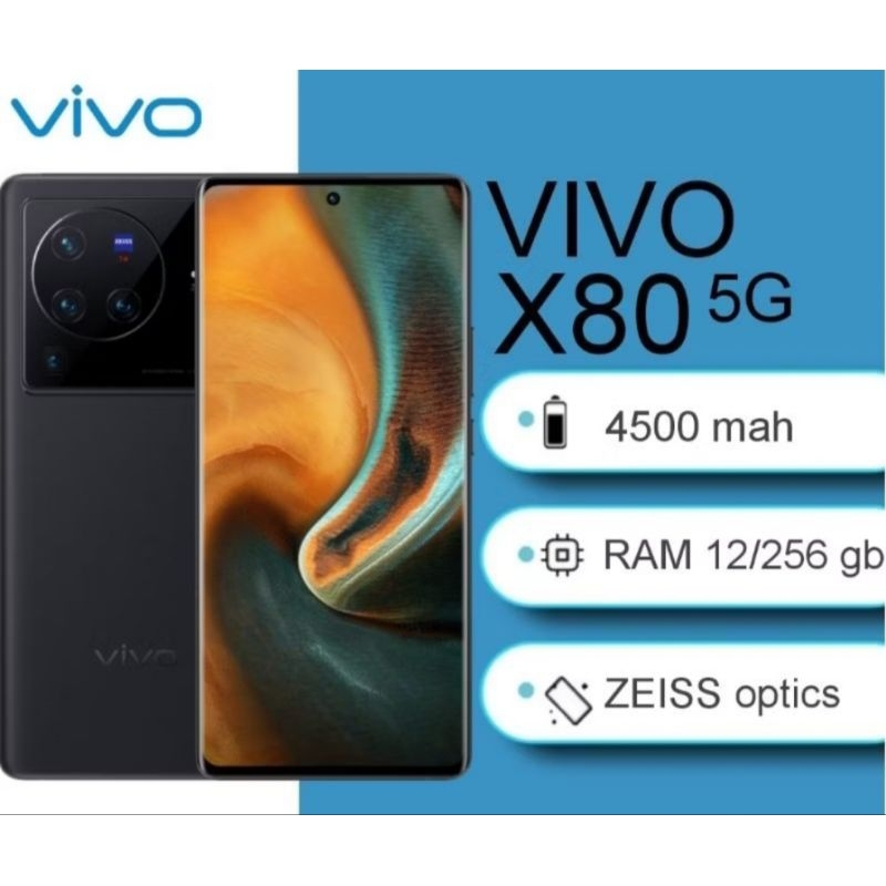 VIVO X80 5G SECOND FIRST HAND VIVO X80 5G SECOND FIRST HAND. Warna Cosmic Black. Mediatek Dimensity 