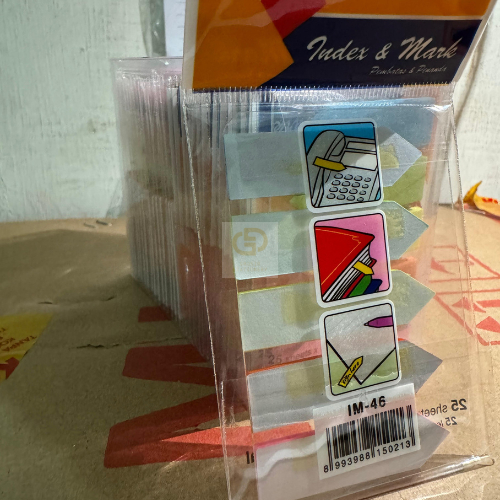 

(1 BOX / 30 PCS) Index Mark Penanda Pembatas Joyko IM-46 Kertas