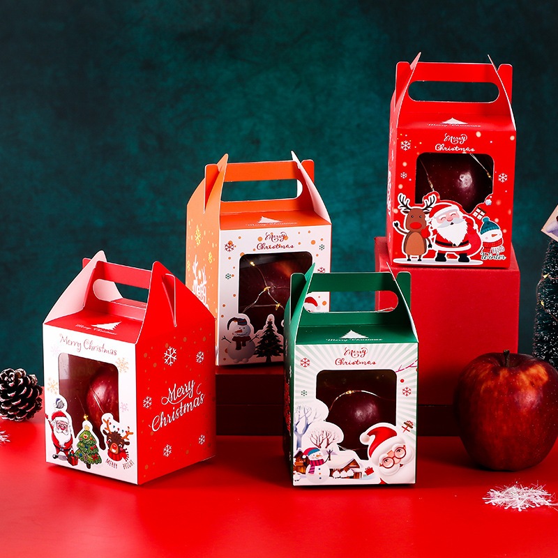 

[BOX KARTON CHRISTMAS] Box Dus Kotak Karton Packaging Kue Snack Cookies Roti Goodie Bag Hampers Natal / X-Mas Christmas Box Gift / Kotak kue Natal