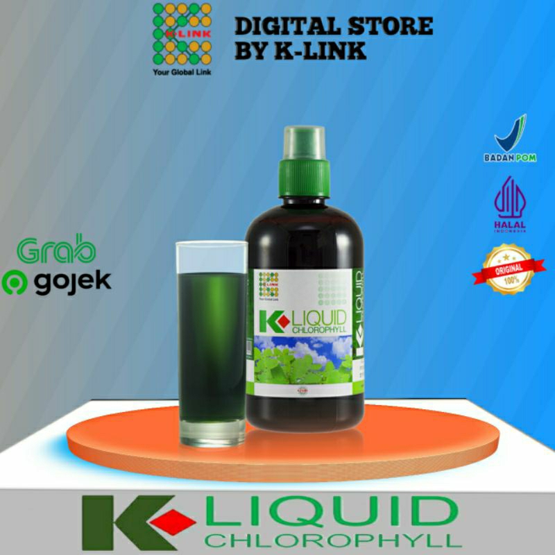 

K-LIQUID CHLOROPHYLL 500ml KLOROFIL K-LINK ORIGINAL Klorofil klink klorofil original k link BPOM 500