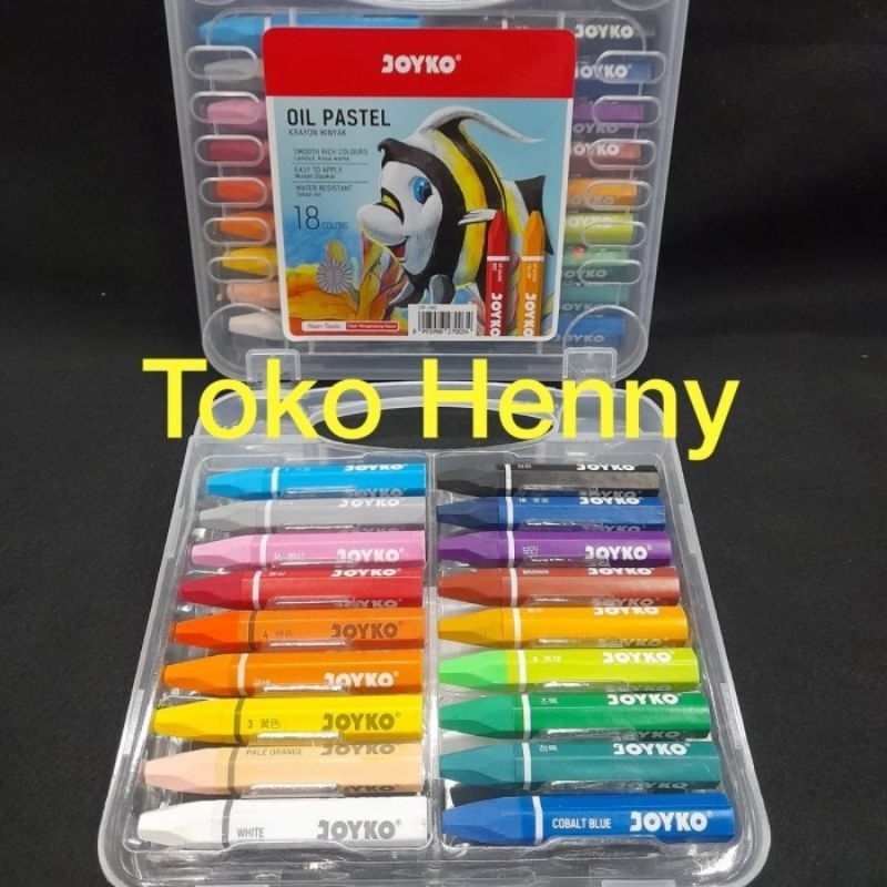 

CRAYON JOYKO OIL PASTELS ISI 18 WARNA