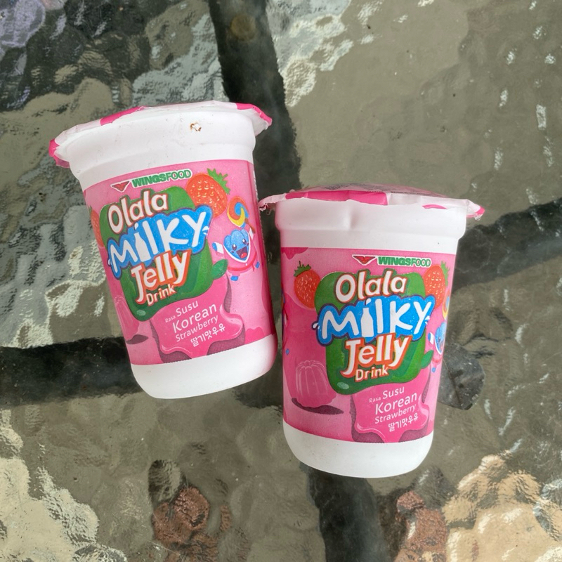 

Minuman Olala Milky Jelly Drink Rasa Korean Stroberry 5 pcs