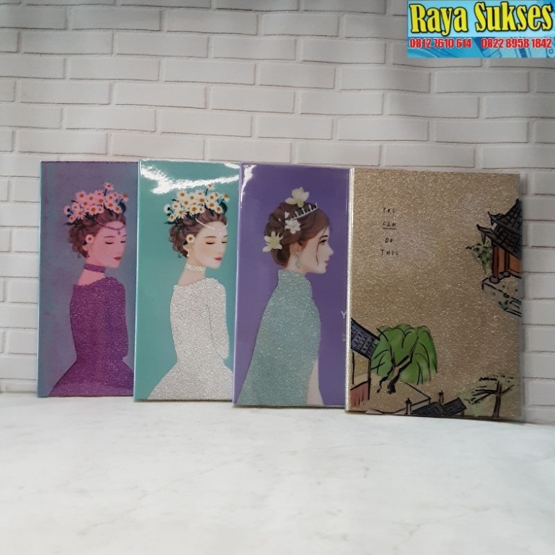 

Notebook GLITTER 25K 28,8 X 14,5 CM