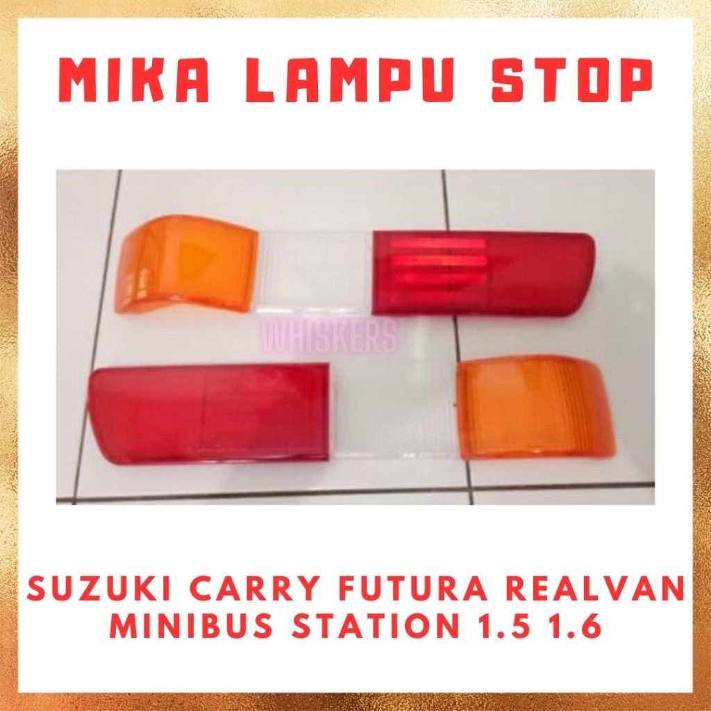 [PCS] Mika Kaca Lampu Stop Lamp Rem Sein Sen Belakang Suzuki Carry Futura Realvan Real Van Minibus S