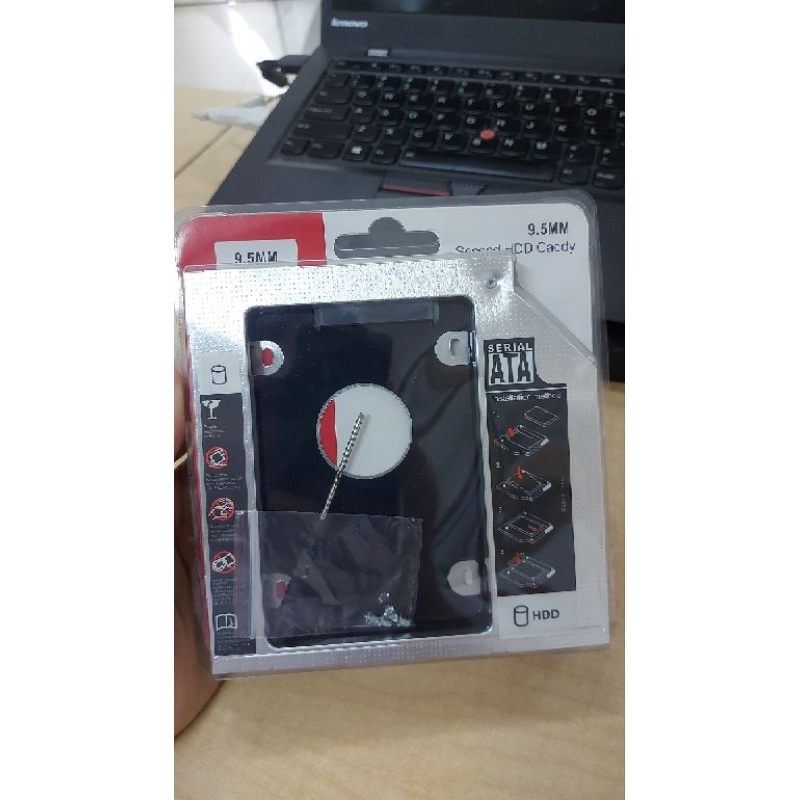 HDD SSD CADDY TIPIS 9.5MM  SATA / SSD CADDY / SLOT DVD TO SLOT HDD / HDD CADDY / CADDY
