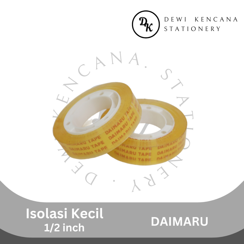 

Isolasi Selotip Kado Daimaru 1slop 1/2 inchx25Yard