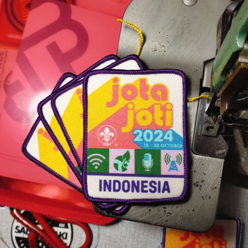 Patch Emblem Jota joti Indonesia Sublim Merrow