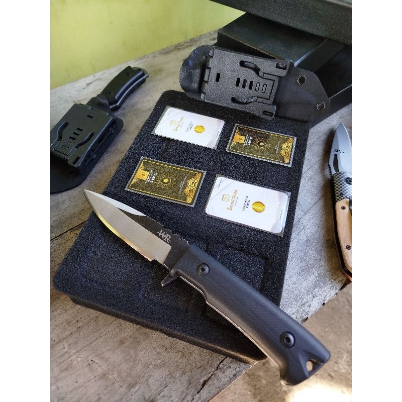 Pisau Kydex WR30 Taktis Survival Bushcraft Dinas SAR/DAMKAR/Silat