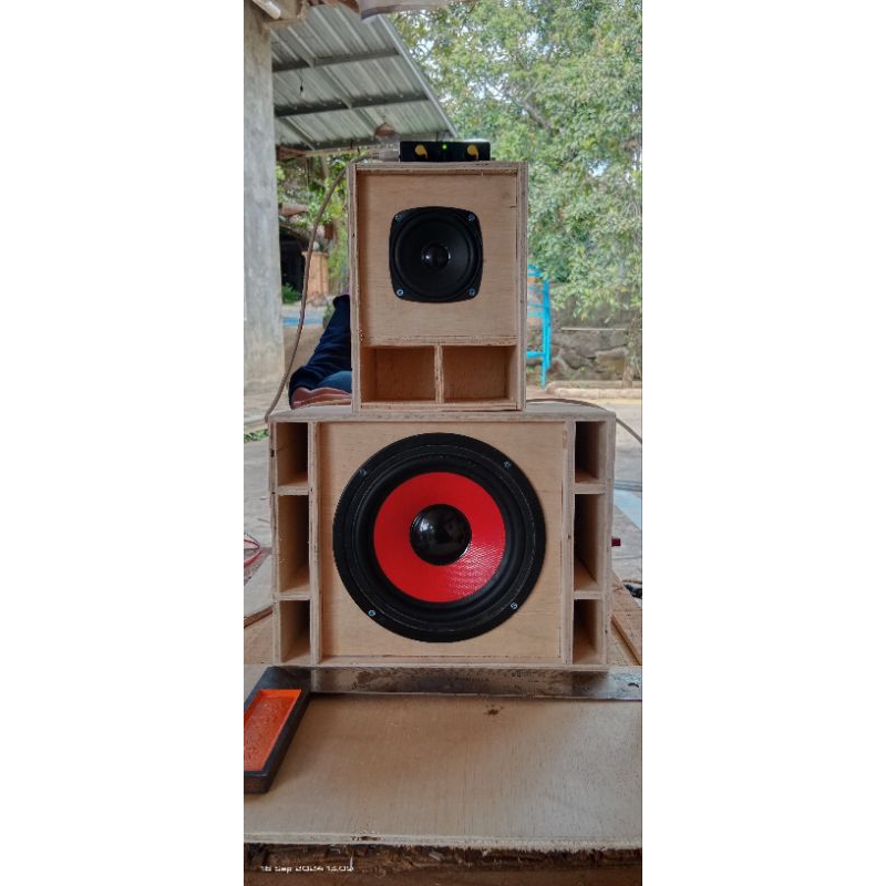miniatur sound system 6inch set