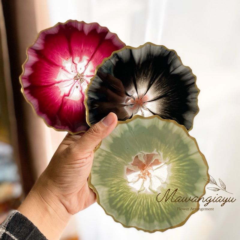 COASTER RESIN | TATAKAN GELAS RESIN