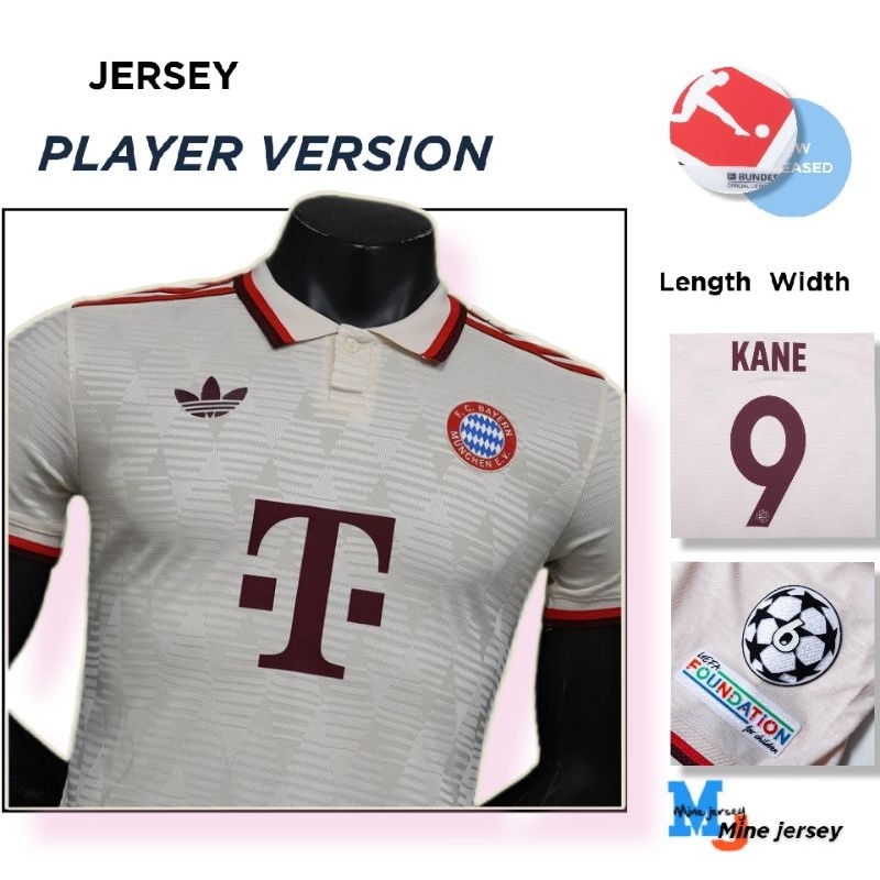 Jersey Player issue Bayern Munchen 3rd 2024 25 Jersey Player Version