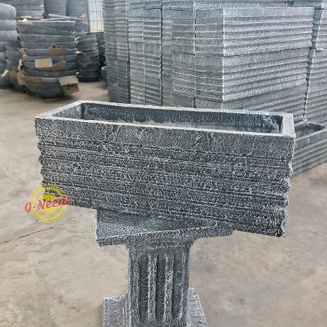 Pot Panjang Pot Semen Pot Minimalis 60cm , 70cm , 80cm (KHUSUS INSTANT KURIER)