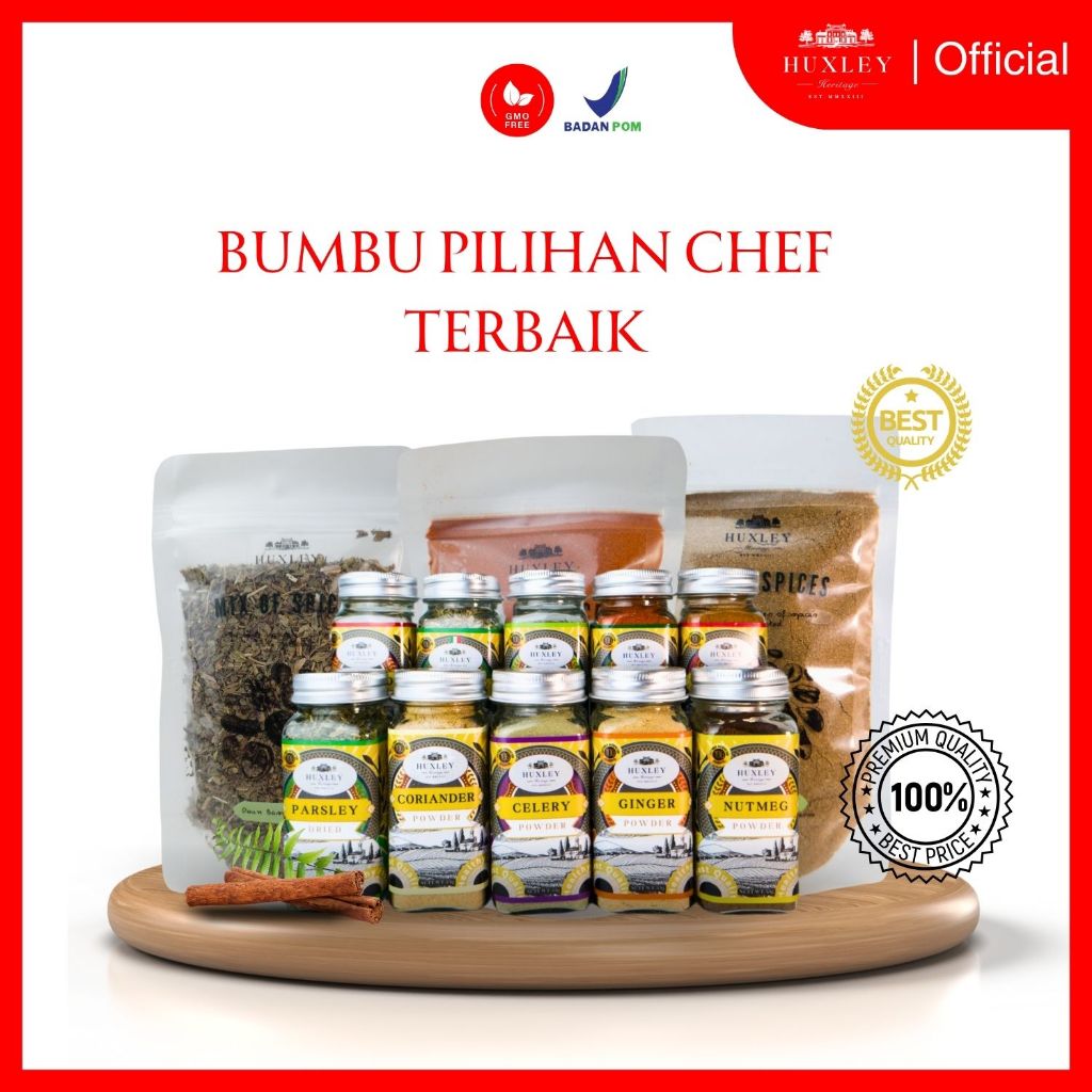 

Aneka Pouch Bumbu Rempah Premium All Variants from Huxley Heritage Spices