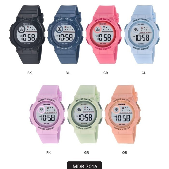 Jam Tangan Mason Anak Anak Mason 7016 Digital-Unisex
