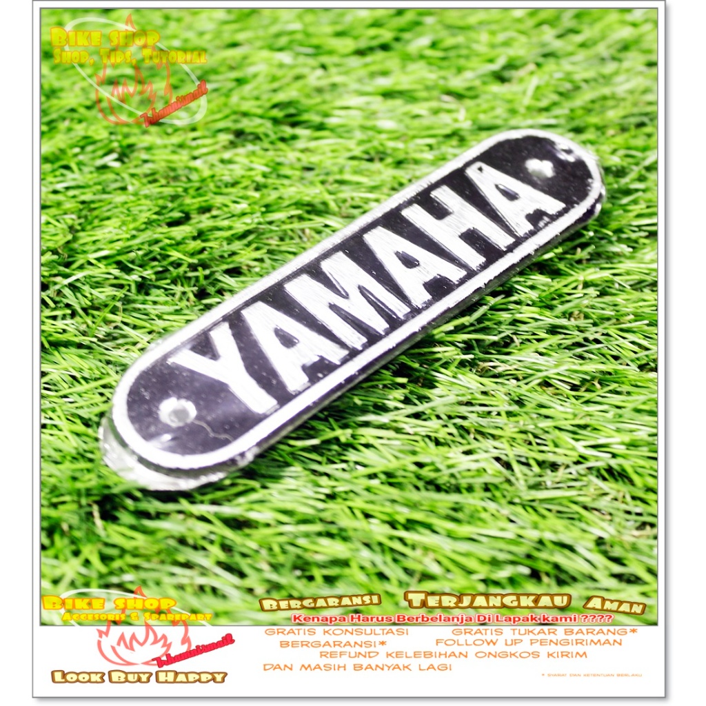 emblem logo set tangki tutup aki yamaha l2g l2s l2 eltuji motor clasik vintage