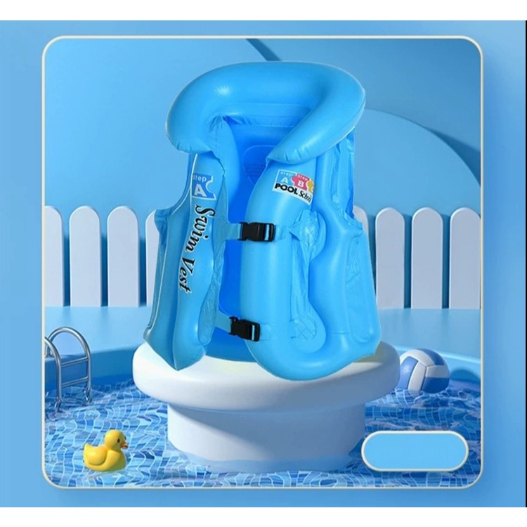 Rompi Pelampung Renang Dewasa Dan Anak-Anak, Baju Renang, Rompi Tiup, Jaket Pelampung